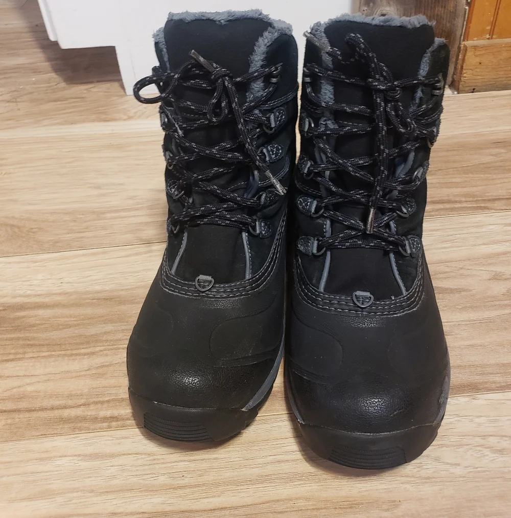 Northface Fur Lined Lace Up Waterproof Heatseeker Insulated Boots Women 10